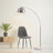 Perlis 68.1" Arc Floor Lamp with Solid Marble Base-1656400006