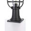 Lampadaire d'extérieur 9 pouces noir Stefani