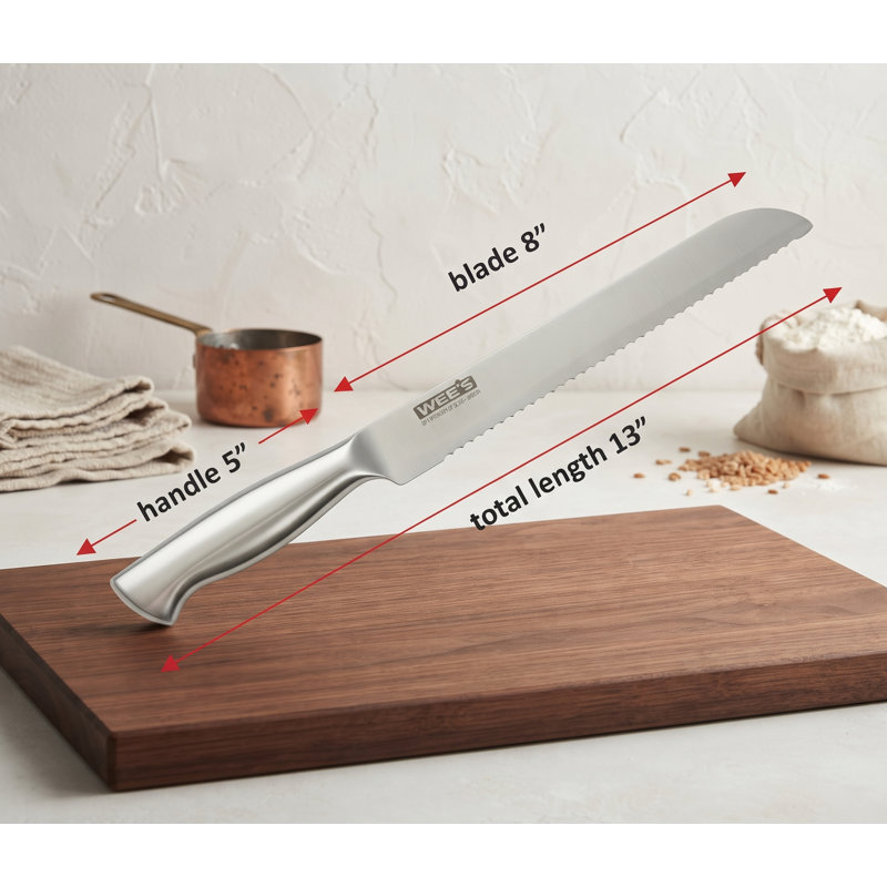8 Inch Stainless Steel Bread Knife