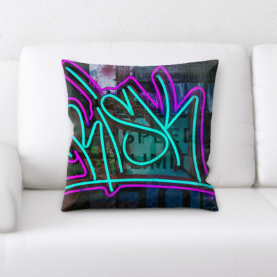 Coussin décoratif de couleurs vives