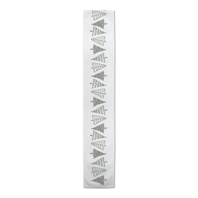 Tree Doodle Table Runner, 90" L x 16" W