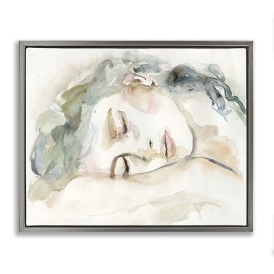 «Peaceful Rest», art mural encadré sur toile flottante, design par Victoria Barnes