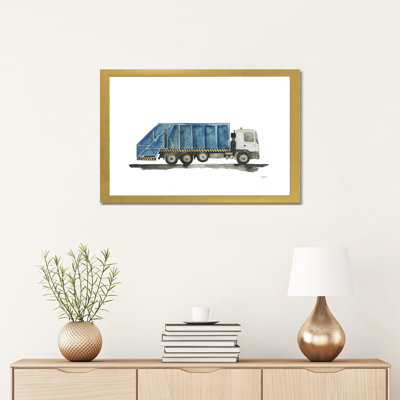 "Camion à ordures" par Kelsey McNatt, reproduction d’art
