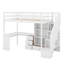 Lit mezzanine simple avec bureau et tiroirs-1006446836