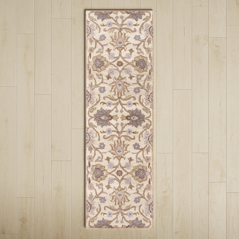 Arden Wool Floral Indoor Rug, Runner 2'6" x 8'