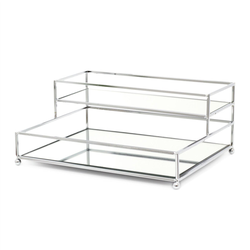 Almazan Mirror Tray, Silver