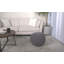 Pouf rond en coton