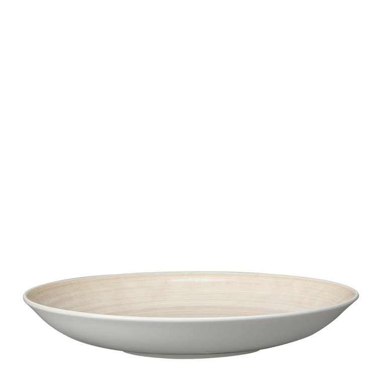 Studio Glaze Bone China Pasta Dish, 12"W, Vanilla