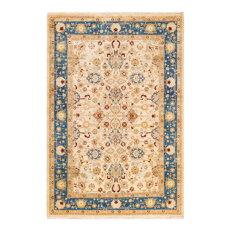 Classic One-of-a-Kind 6' 1" X 8' 10" Hand Knotted Area Rug