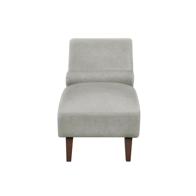 Chaise longue rembourrée, Gray