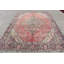 Grand tapis turc rouge parfait pour la décoration intérieure avec un design bohémien en gros Oushak biologique