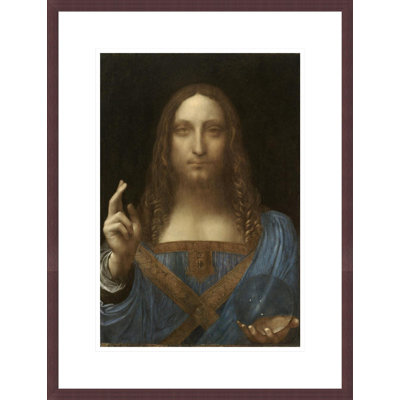 Salvator Mundi by Leonardo da Vinci -Framed Giclee Print