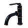 Kingston Brass KS2821KL Whitaker Single-Handle Bathroom Faucet With Push Pop-Up, Matte Black/Polished Chrome