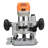 Wood Router, 1.25HP 800W, Compact Wood Trimmer Router Combo Tool with Plunge and Fixed Base