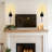 Battery Operated Wall Sconce With Remote Control, Dimmable Wireless Wall Light For Bedroom Living Room  Hallway-1837974258