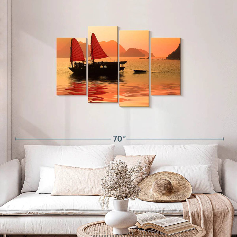 Mehar Ha Long Bay Junk Boat, 27'' H x 43'' W