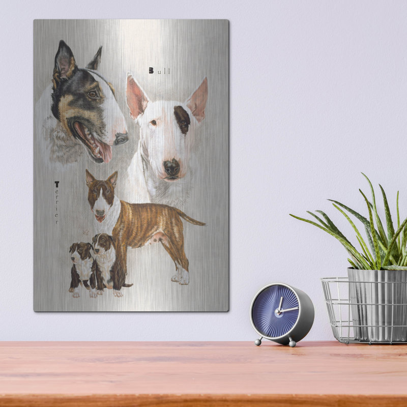«Bull Terrier» par Barbara Keith, H 16 po x l 12 po