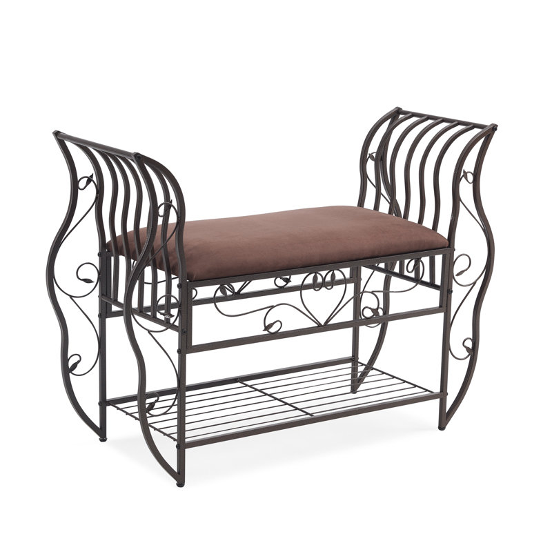 Desravines Fabric Upholstered Storage Bench