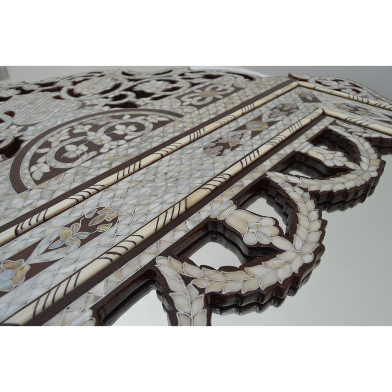 Damascene Flat Coquillage Wall Mirror