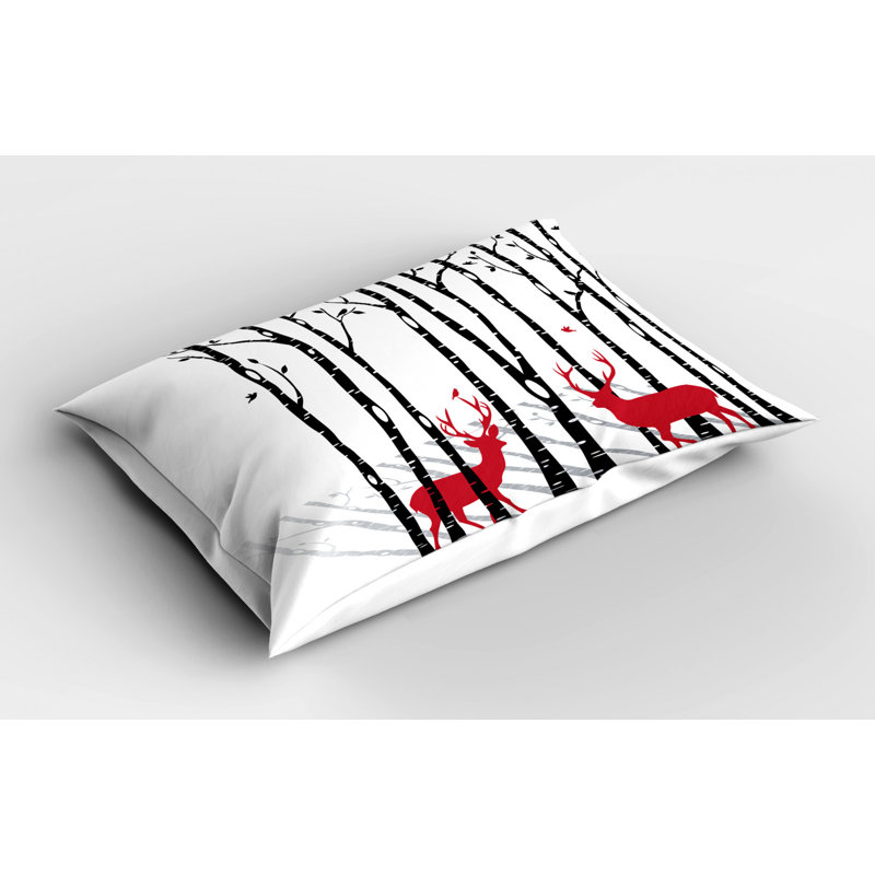 Deer Polyester Sham Set, Twin