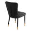 Chaise Parsons rembourrée et revêtue de velours-1346321219