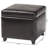 Leitch Faux Leather Ottoman-16388068