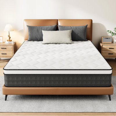 Queen Size Mattress,10 Inch Gel Memory Foam Mattress For Cooling Comfort Technology And Pressure-relieving, Hybrid Mattress In A Box, Medium Firm, Bre