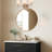 Lidia 3 - Light Dimmable Amber Gold Vanity Light with Off-White Shades Accents