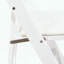 Ensemble de 4 chaises pliantes en bois massif avec coussins