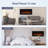 Chamberlayne Wall Mounted Electric Fireplace, Inserts Recessed, Wall Mounted Fireplace LED Fireplace-13055367