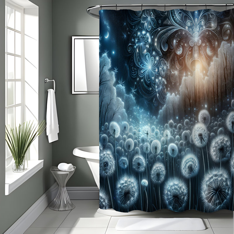 Rideau de douche Kendric, H 72 po x l 70 po