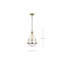 Luminaire suspendu bol 1 lumière Westway-88590715