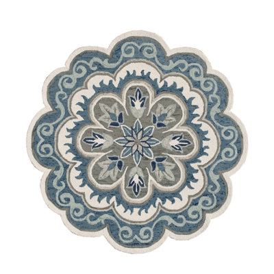 Aisosa Hand Tufted Wool Indoor Rug