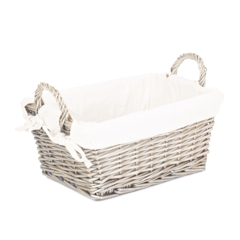 Brambly Cottage Wicker Decorative Basket, 14cm H x 29cm W x 18cm D