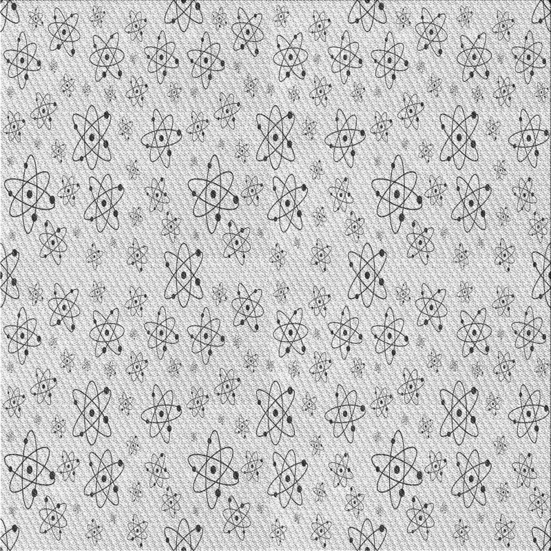 Tapis gris / noir Power Loom, Carré 6 pi