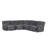 Hynes 3-Piece Chenille Sectional, Dark Gray-1858167608