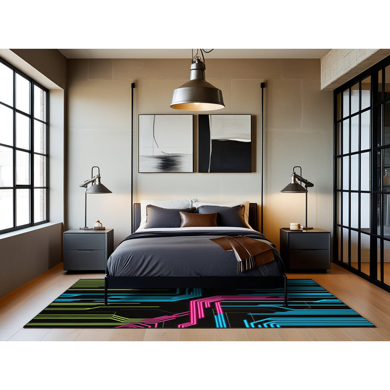 Tapis cybernétique, Rond 8 pi