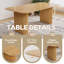 Ensemble de salle à manger rectangulaire à double piédestal avec table de salle à manger de style crème-1947038667-1947038670-1947038711