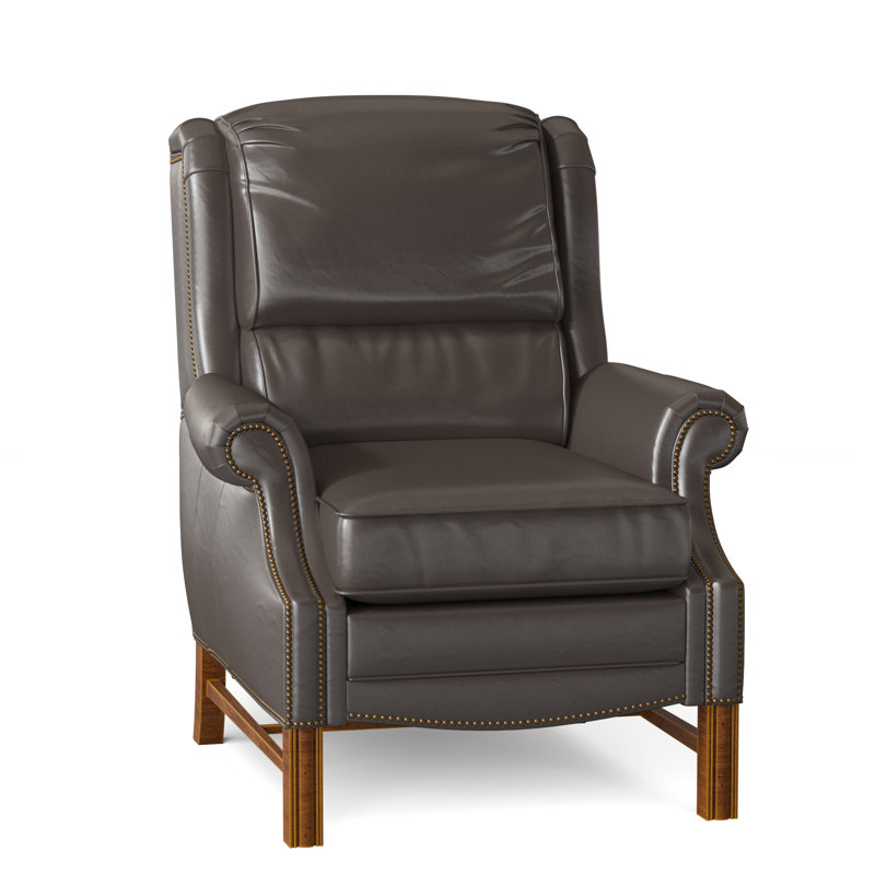 Alta Recliner, Outsider Raven Genuine Leather, New Classiques, #9 French Natural