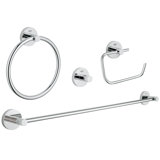 Essentials 4 Piece Bathroom Hardware Set