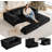 80” Compression Folding Convertible Sleeper Sofa Bed-1918301947