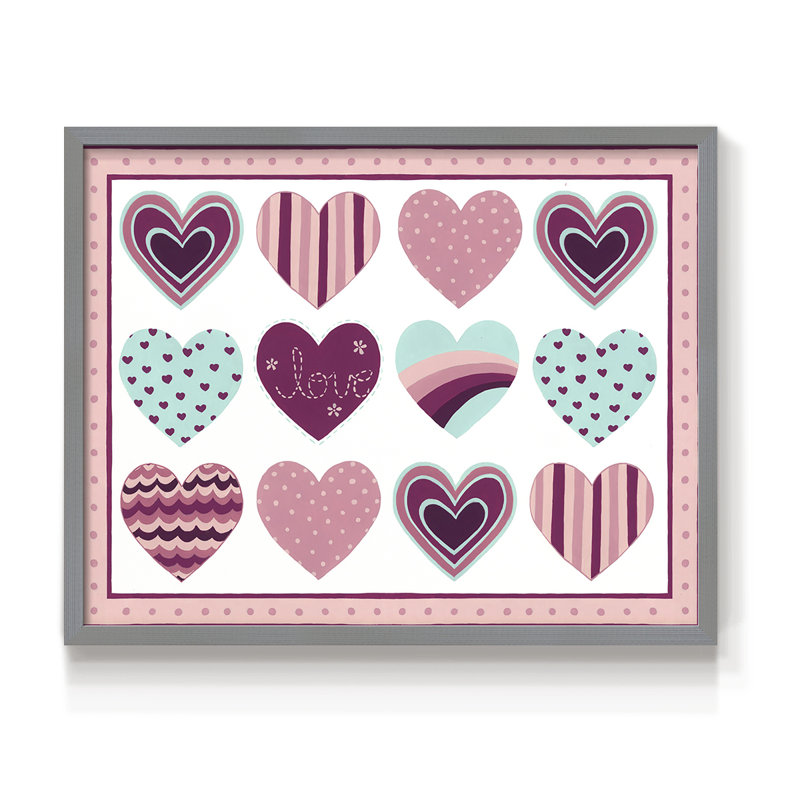 Collection Sweet Valentine, reproduction A - Encastrée, H 11 po x l 14 po, Gris
