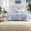 Ensembles de literie bleu très grand, courtepointe florale en polyester doux pour maison moderne