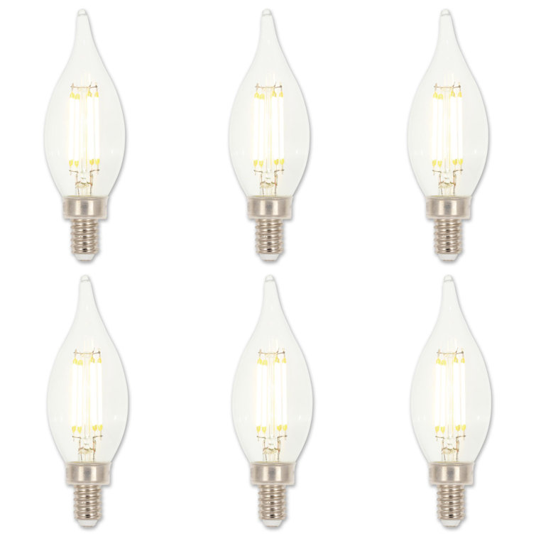 60 Watt Equivalent CA11 E12/Candelabra Dimmable LED Bulb