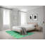 Tapis vert à motif floral-1729419992