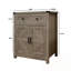 Armoire en bois avec tiroir et portes doubles-93287544