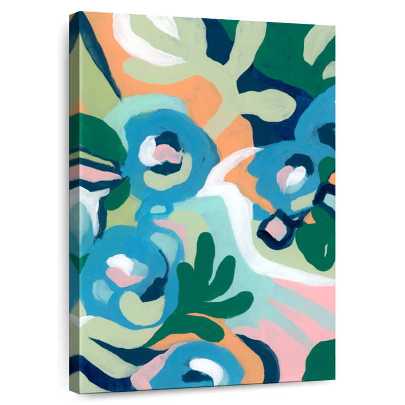 Avery Bright Floral Dance I, H 51 po x l 34 po