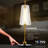 Toscana 20-in Height Integrated LED ETL Certified Table Lamp with Glass Shade