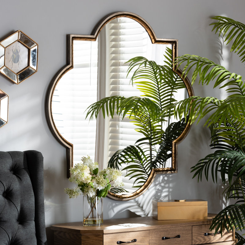 Miakayla Metal Flat Wall Mirror