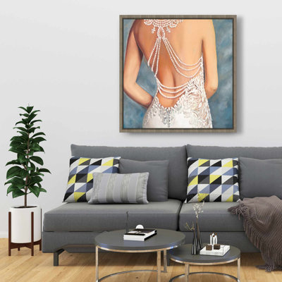Wedding Dress Fashion Bedroom Canvas | Home Decor Accent